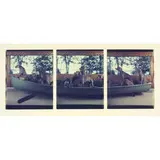 William Wegman, Rangeley Crossing (triptych)