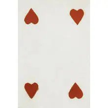 Four Hearts by Donald Sultan, 1990, aquatint on paper, sold Apr 2010