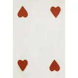 Donald Sultan, Four Hearts, 1990, aquatint on paper