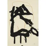 Beau Geste VI by Robert Motherwell, 1989, lithograph on paper, sold Apr 2010