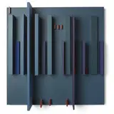 David Barr, Structurist Relief No. 72, 1971, enamel on panel