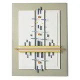 Eli Bornstein, Structurist Relief No. 2, enamel on Plexiglas and aluminum