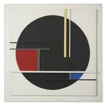 Jean Gorin, Composition No. 36, 1960, enamel on panel