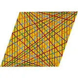 Hilton Brown, Fazor - Parallelogram Series No. 8, 1970, acrylic on shaped canvas
