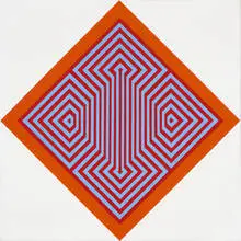 John Pearson, Call #2, 1966, acrylic on canvas