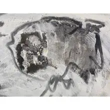 Hugo Weber, untitled, 1959, gouache, ink and wash on paper