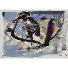 Capsule by Hugo Weber, 1962, oil on canvas, sold Apr 2010