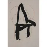 Beau Geste IV by Robert Motherwell, 1989, lithograph on paper, sold Apr 2010