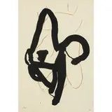 Beau Geste III by Robert Motherwell, 1989, lithograph on paper, sold Apr 2010