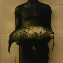 Jack Spencer, Man with Fish, Como, MS, 1996, gelatin silver print