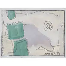 untitled by Rolph Scarlett, c. 1945, watercolor, ink and gouache on paper, sold Apr 2010
