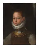 Jeune homme en armure by Juan Pantoja de la Cruz, oil on canvas, sold Nov 2022