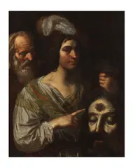 XVIIe siècle Ecole Toscane, David et Goliath, oil on canvas