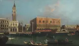 Francesco Albotto, The Doge's Palace and the Bacino di San Marco, Venice, oil on canvas