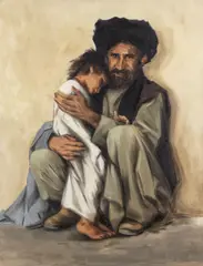 Arabella Dorman, Holding On, Oil on canvas