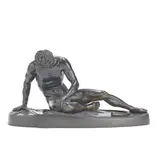 Giuseppe Caputi, Roman patinated bronze figure of 'The Dying Gaul', circa 1820, patinated bronze