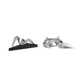 James Edward Ritchie, At the Beach and Untitled, silver, inscribed 'Ritchie 3/8' and 'Ritchie 1/8' respectively