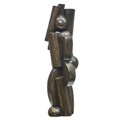 Joseph Csaky, Cones et spheres, 1919, patinated bronze