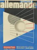 Herbert Bayer, Section Allemande“ (Plakat)