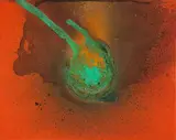 Otto Piene, Arrow, 2002, Mischtechnik auf Leinwand