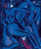 Helmut Middendorf, Hexen, 1983, Acryl auf Leinwand