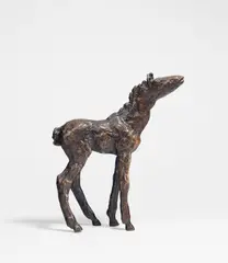 Stehendes Fohlen (Seele) by Renée Sintenis, 1932, Bronze mit brauner Patina, sold Mar 2022
