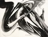 Ohne Titel by Karl Otto Götz, 1955, Gouache auf Karton, sold Jun 2015
