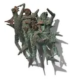 Abbott Lawrence Pattison, Three Divers, Welded bronze