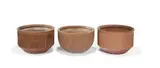 David Cressey, Group of three Earthgender planters, c. 1968, Architectural Pottery