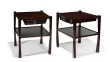 Edmond J. Spence, Pair of nightstands, c. 1960, Industria Mueblera