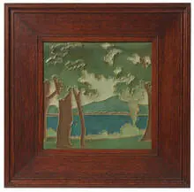 Rookwood Tile, Ceramic tile, c. 1915, Rookwood Pottery