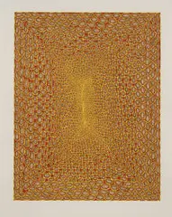 James Siena, Battery Variation I and Battery Variation III, 2005, Screenprint