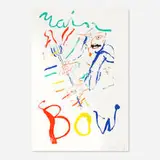 Willem de Kooning, Rainbow: Thelonious Monk, Devil at the Keyboard, c. 1972-76, lithograph