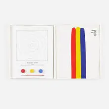Target from Technics and Creativity by Jasper Johns, 1970, lithograph with one brush and three watercolor pads on Copperplate Deluxe paper, sold Nov 2020