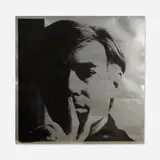 Andy Warhol, Self-portrait, 1966, offset lithograph on silver-coated paper