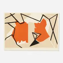 The Windows by Ralston Crawford, lithograph in colors, sold Nov 2020