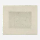 Fred Sandback, Untitled (CR17), 1975, etching on Japanese paper