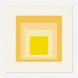 SK-ED from the Homage to the Square series by Josef Albers, 1972, screenprint in colors, sold Nov 2020