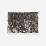 Wayne Thiebaud, Saint's Head, 1950, lithograph