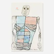 Ben Shahn Graphics, Philadelphia Museum of Art by Ben Shahn, 1967, offset lithograph in colors, sold Nov 2020