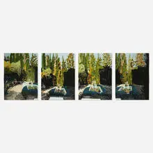 Jennifer Bartlett, Shadow (Orlando Museum 12), 1984, etching, aquatint and drypoint printed in colors on four sheets of Fabriano Tiepolo paper