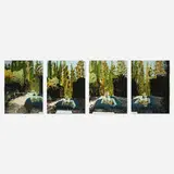 Jennifer Bartlett, Shadow (Orlando Museum 12), 1984, etching, aquatint and drypoint printed in colors on four sheets of Fabriano Tiepolo paper