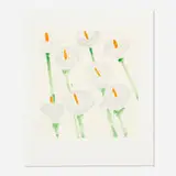 Donald Sultan, Lilies, 1998, screenprint in colors on Arches 88