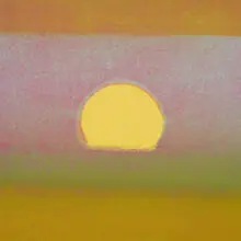 Andy Warhol, Sunset, 1972, screenprint on paper