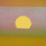 Andy Warhol, Sunset, 1972, screenprint on paper