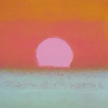 Sunset by Andy Warhol, 1972, screenprint on paper, sold Apr 2010