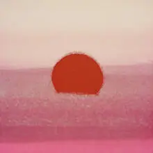 Andy Warhol, Sunset, 1972, screenprint on paper