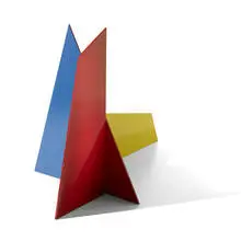 Euclid by Lyman Emmet Kipp, Jr., 1984, enameled aluminum, sold Apr 2010