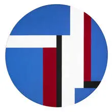 Ilya Bolotowsky, Rising Tondo, 1968, oil on canvas