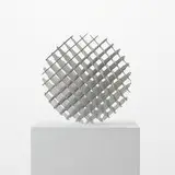 François Morellet, Sphere Trames, 1966, stainless steel